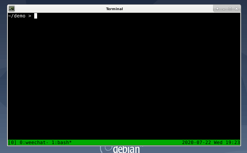 A screenshot of a user adding an removing items from their todo list in a terminal